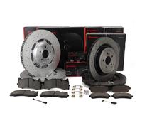 BREMBO Bremsscheiben Beläge Sensor für MERCEDES W205 C/A205 C63AMG vorne hinten