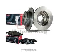 Bremsscheibe BREMBO 08.7165.11, hinten, voll, 1 Stück