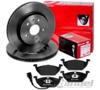 Brembo Bremsscheiben + Beläge Vorne Für Vw Golf 5 6 Audi A3 8p Octavia Leon Bremsscheibe: 1k0615301ac 1k0615301ak 1k0615301s 5c0615301 Bremsbelagsa