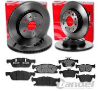 brembo BREMSSCHEIBEN + BELÄGE VORNE + HINTEN für FORD GALAXY CK S-MAX CJ EDGE