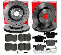 brembo BREMSSCHEIBEN + BELÄGE VORNE + HINTEN für MERCEDES C-KLASSE S205 A205 205