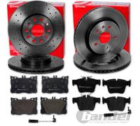 brembo BREMSSCHEIBEN + BELÄGE VORNE + HINTEN für MERCEDES C-KLASSE W205