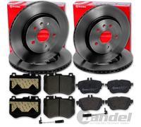 brembo BREMSSCHEIBEN + BELÄGE VORNE + HINTEN für MERCEDES E-KLASSE W213 S213