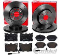 brembo BREMSSCHEIBEN + BELÄGE VORNE+HINTEN für MERCEDES E-KLASSE W213 S213 W238