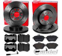 brembo BREMSSCHEIBEN + BELÄGE VORNE+HINTEN für MERCEDES E-KLASSE W213 S213 W238