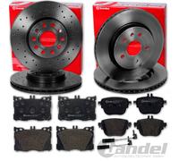 brembo BREMSSCHEIBEN + BELÄGE VORNE+HINTEN für MERCEDES E-KLASSE W213 S213 W238