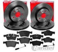 brembo BREMSSCHEIBEN + BELÄGE VORNE + HINTEN für MERCEDES GL M R W164 W251 X164