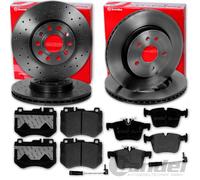 brembo BREMSSCHEIBEN + BELÄGE VORNE + HINTEN für MERCEDES GLC X253 C253 W253