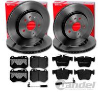 brembo BREMSSCHEIBEN + BELÄGE VORNE + HINTEN passend für MERCEDES GLC X253 C253