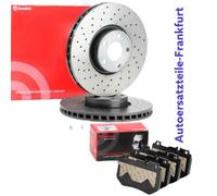 Brembo Bremsscheiben + Beläge VORNE Mercedes C E CLS W205 S205 A205 C205 W213 S2
