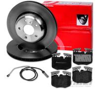 brembo BREMSSCHEIBEN + BELÄGE VORNE passend für BMW 5er G30 G31 Limo + Touring