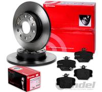 brembo BREMSSCHEIBEN+ BELÄGE VORNE passend für SMART 450 452 FORTWO Cabrio Coupe