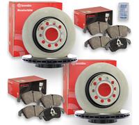 Brembo Bremsscheiben + Bremsbeläge Vorne Hinten passend für Mercedes GLA-Klasse 1011232BREMBO