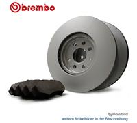 BREMBO Bremsscheiben Set + Beläge für BMW E92 E91 3er Touring E90 E93 318 320
