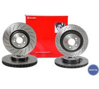 BREMBO BREMSSCHEIBEN SET VORNE 360MM & HINTEN 330MM MERCEDES AMG C63 W204 C204