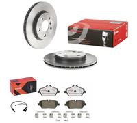 brembo BREMSSCHEIBEN + XTRA BELÄGE VORNE passend für BMW 2er F45 Active Tourer