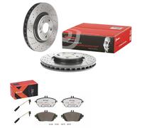 brembo BREMSSCHEIBEN + XTRA BELÄGE VORNE passend für W176 W246 C117 X117 X156