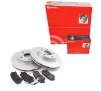 BREMBO Satz Bremsen Bremsscheiben belüftet vorne + Bremsbeläge für Mercedes Vito