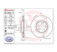 Brembo Scheibenbremse vorne links 26059551 351644 1294211712 A1294211512
