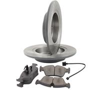 BREMBO Set Bremsscheiben hinten voll + Bremsbeläge für MINI Mini BMW 1er X1 F56