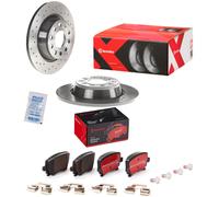 Brembo Sport Bremsscheiben 282mm + Beläge hinten passend für VW Passat B6 Golf 5 1000532BREMBOXL