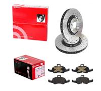 brembo SPORT BREMSSCHEIBEN 340mm + BELÄGE VORNE passend für AUDI TT FV 8S