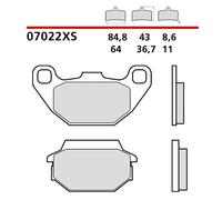 BREMBO VORDERRADBREMSBELAGE-KIT FUR KYMCO AGILITY CARRY 50 11-16-COD. 07022XS