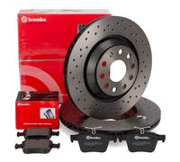 BREMBO XTRA Bremsscheiben Ø 310mm + Beläge für VW GOLF 7 PASSAT B8 TIGUAN hinten