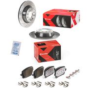 Brembo Xtra Line Bremsscheiben 282mm + Bremsbeläge Hinten passend für VW Passat 1007556BREMBOXL