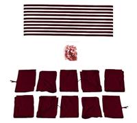 BREMER SITZBEZÜGE Maß Gardinen Vorhänge Sonnenschutz kompatibel mit VW T5 T6 T6.1 Transporter Caravelle Kurzer Radstand mit Flügeltüren in Weinrot Camping Zubehör Wohnmobil Zubehör Camper Gardinen 716