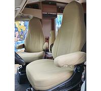 Maß Sitzbezüge kompatibel mit Wohnmobil Fahrer & Beifahrer Farbnummer: 829 (beige)