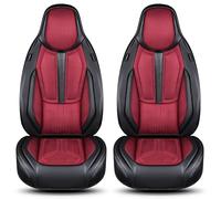 Kia Stonic Baujahr ab 2017 kompatible Schonbezüge in Schwarz / Rot DS2