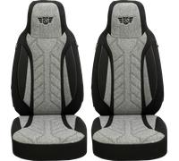Bremer-Sitzbezüge Wohnmobil Schonbezüge 2 Stück für Ducato / Jumper / Boxer schwarz/grau schwarz/grau schwarz/grau