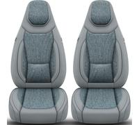 Bremer Sitzbezüge Wohnmobil Schonbezüge C-Serie 2 Stück für Fiat Ducato / Jumper / Boxer grau grau grau