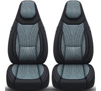 Bremer Sitzbezüge Wohnmobil Schonbezüge C-Serie 2 Stück für Fiat Ducato / Jumper / Boxer grau/schwarz grau / schwarz grau / schwarz