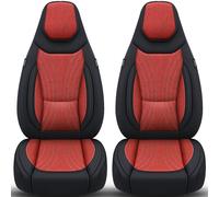 Bremer Sitzbezüge Wohnmobil Schonbezüge C-Serie 2 Stück für Fiat Ducato / Jumper / Boxer rot/schwarz rot / schwarz rot / schwarz