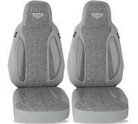 Bremer-Sitzbezüge Wohnmobil Schonbezüge 2 Stück für Ducato / Jumper / Boxer grau grau grau