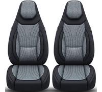 Bremer Sitzbezüge Wohnmobil Schonbezüge C-Serie 2 Stück für Fiat Ducato / Jumper / Boxer grau/schwarz grau / schwarz grau / schwarz