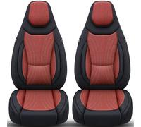 Bremer Sitzbezüge Wohnmobil Schonbezüge C-Serie 2 Stück für Fiat Ducato / Jumper / Boxer rot/schwarz rot / schwarz rot / schwarz