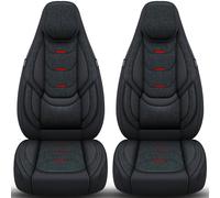 Bremer Sitzbezüge Wohnmobil Schonbezüge H-Serie 2 Stück für Fiat Ducato / Jumper / Boxer anthrazit/rot anthrazit / rot anthrazit / rot