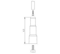 1x Stecker, Zündkerze BREMI 10229N1 passend für ALFA ROMEO MERCEDES-BENZ VW
