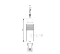 BREMI Stecker, Zündverteiler Zündspule Zündverteiler,Stecker, für VW BMW 1279569 052035281 10205/1