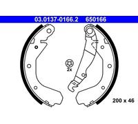 Bremsbacken 03.0137-0166.2 ATE für OPEL KADETT D KADETT D Caravan KADETT E CC