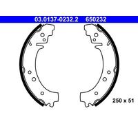 Bremsbackensatz ATE 03.0137-0232.2 für Lada 1200-1600 Toscana Nova