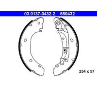 Bremsbacken 03.0137-0432.2 ATE für PEUGEOT FIAT CITROËN PIAGGIO