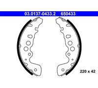1x Bremsbackensatz ATE 03.0137-0433.2 passend für SUZUKI