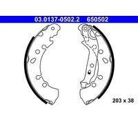 Bremsbacken 03.0137-0502.2 ATE für TOYOTA DAIHATSU