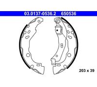 Bremsbacken 03.0137-0536.2 ATE für NISSAN MICRA IV NOTE