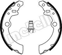 metelli 53-0404 Bremsbackensatz 4 Bremsbacken Trommelbremse für Suzuki