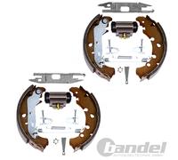 BREMSBACKEN+RADBREMSZYLINDER+NACHSTELLER für VW POLO 6K GOLF 3 VENTO 1H AUDI A2